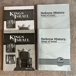 Abeka Grade 9 Bible Hebrew History:  Kings of Israel Student/Teacher Set of 4